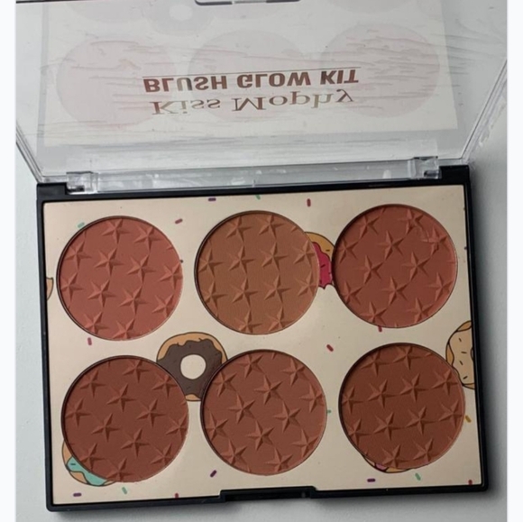 🩷 3/$15 Kiss Mophy 6 Color Blush Glow Kit: Brown Shades, NIB - Picture 2 of 2